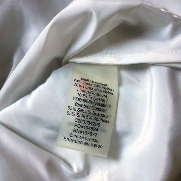 Alice + Olivia Jaylyn Metallic Mesh Mini Skirt - Picture 7 of 7